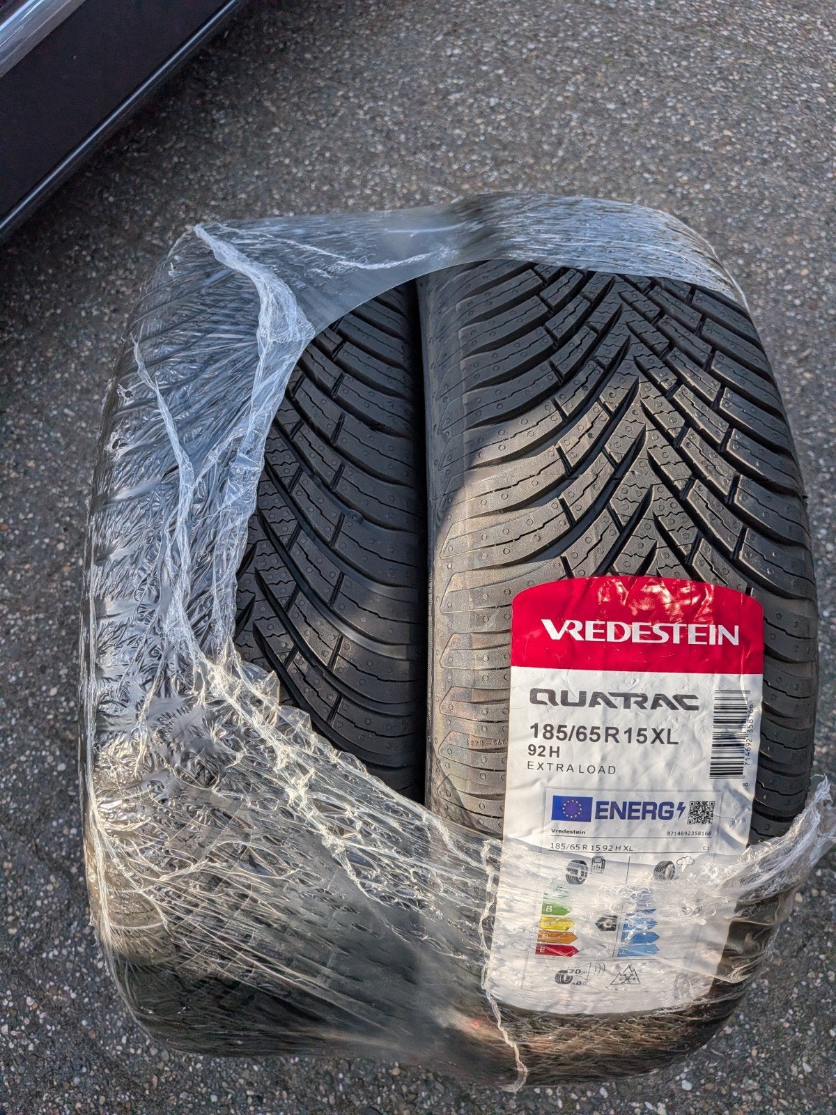 Nieuwe Vredestein Quatrac All Season banden 185/65R15XL, Auto-onderdelen, Ophalen, 15 inch, Nieuw, 185 mm