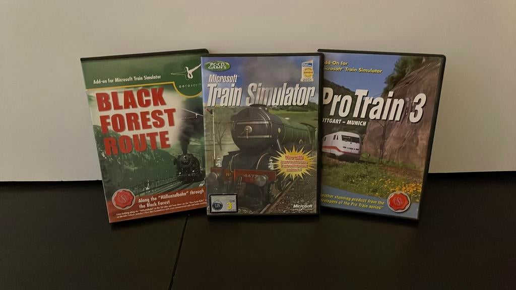 PC game train simulator met uitbreidingen, Alle leeftijden, Ophalen of Verzenden, Zo goed als nieuw, Oorlog of Misdaad