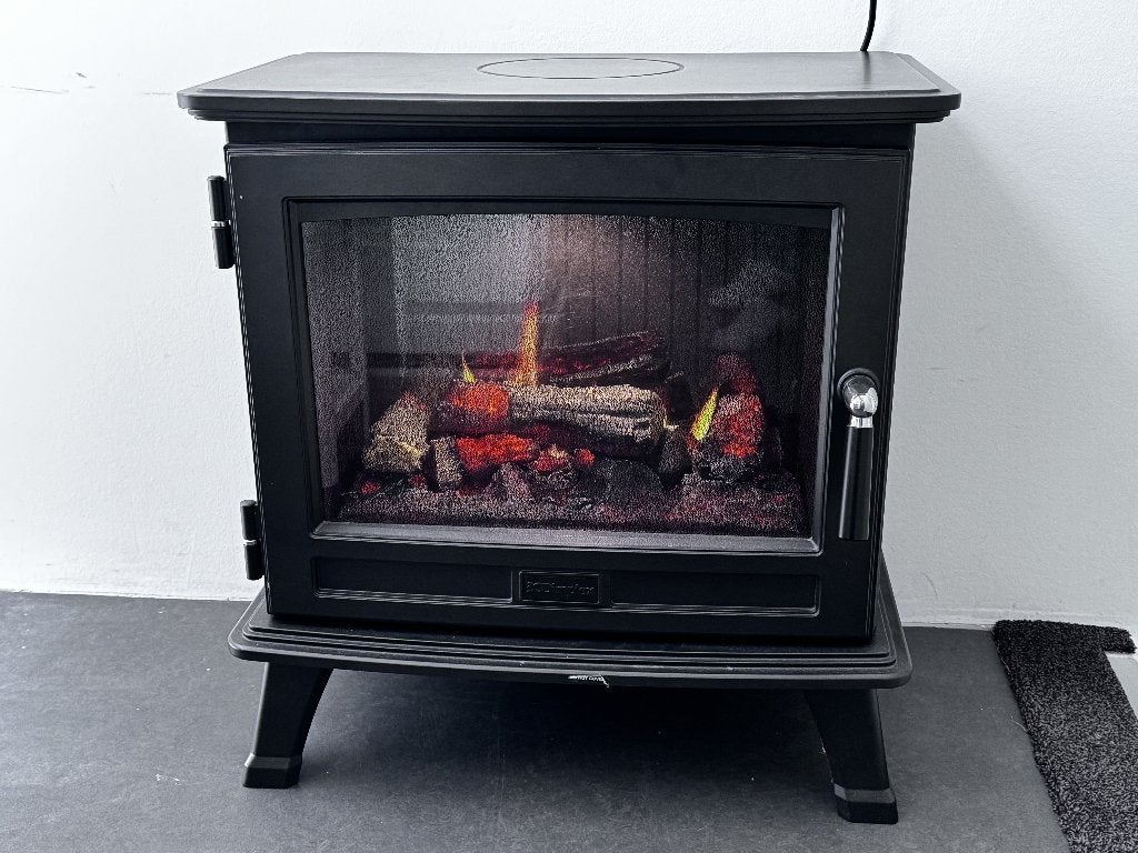 Elektrische sfeerhaard Dimplex SNG20 Opti-V met verwarming, Ophalen, Zo goed als nieuw, Vrijstaande haard, Elektrische haard