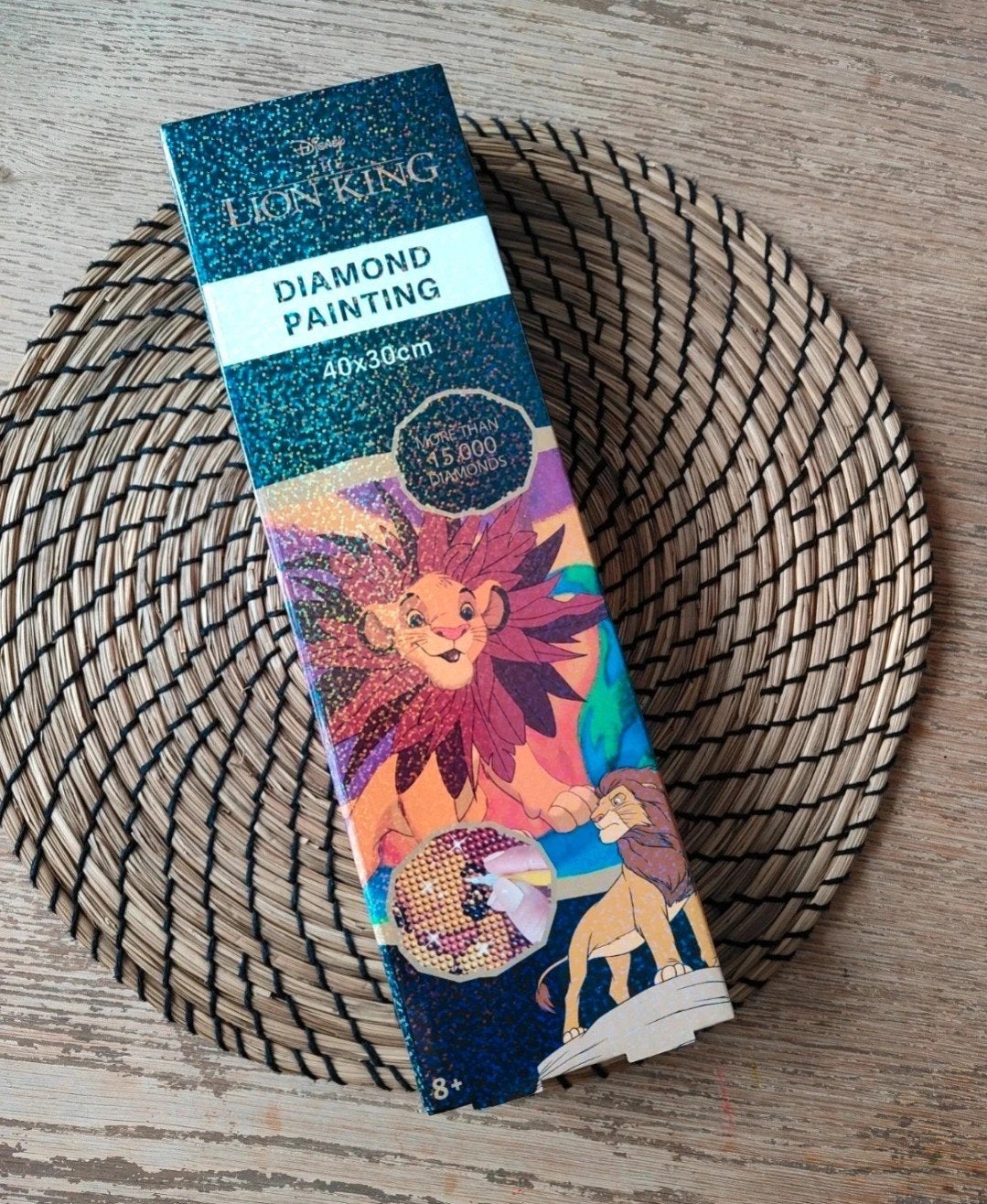 Lion King Diamond painting, Ophalen of Verzenden, Nieuw, Dieren, Knutselwerk