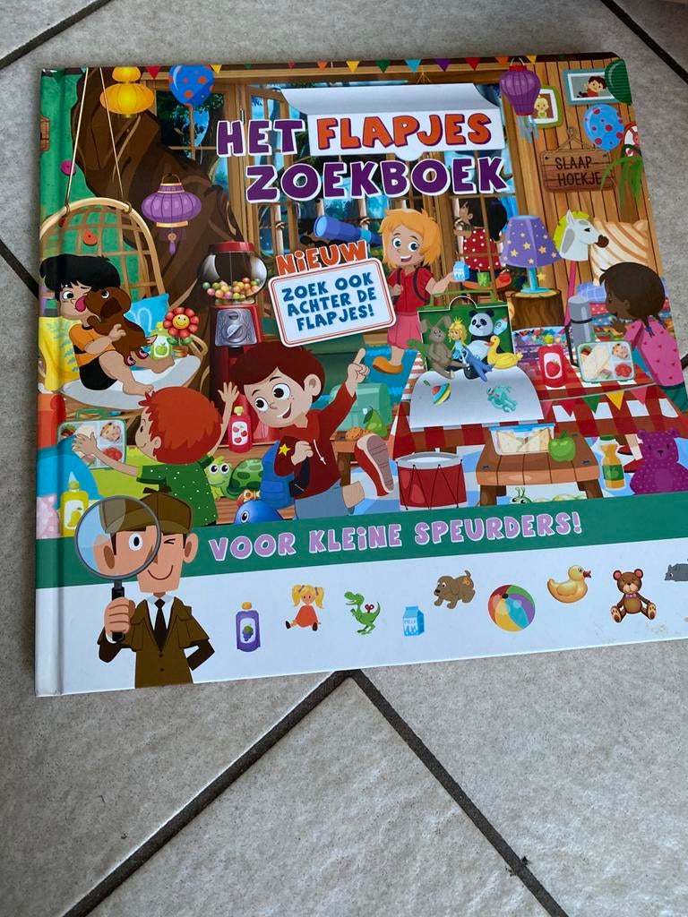 Zoekboek met flapjes, Ophalen, Zo goed als nieuw, Fictie algemeen