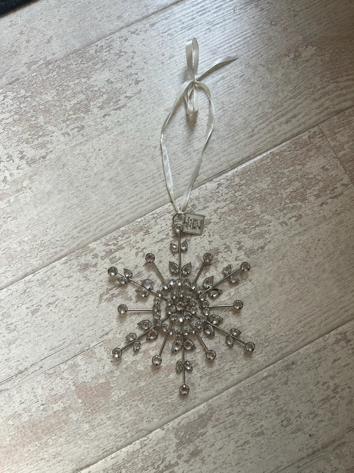 Te koop: Rivièra Maison sneeuwvlok hanger, Diversen, Kerst, Ophalen of Verzenden, Zo goed als nieuw