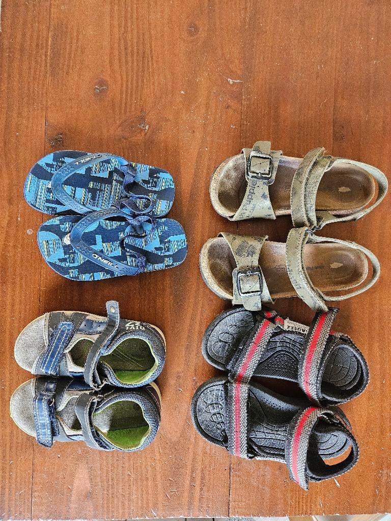 Diverse maten jongens sandalen, Ophalen of Verzenden, Zo goed als nieuw, Jongen, Overige typen