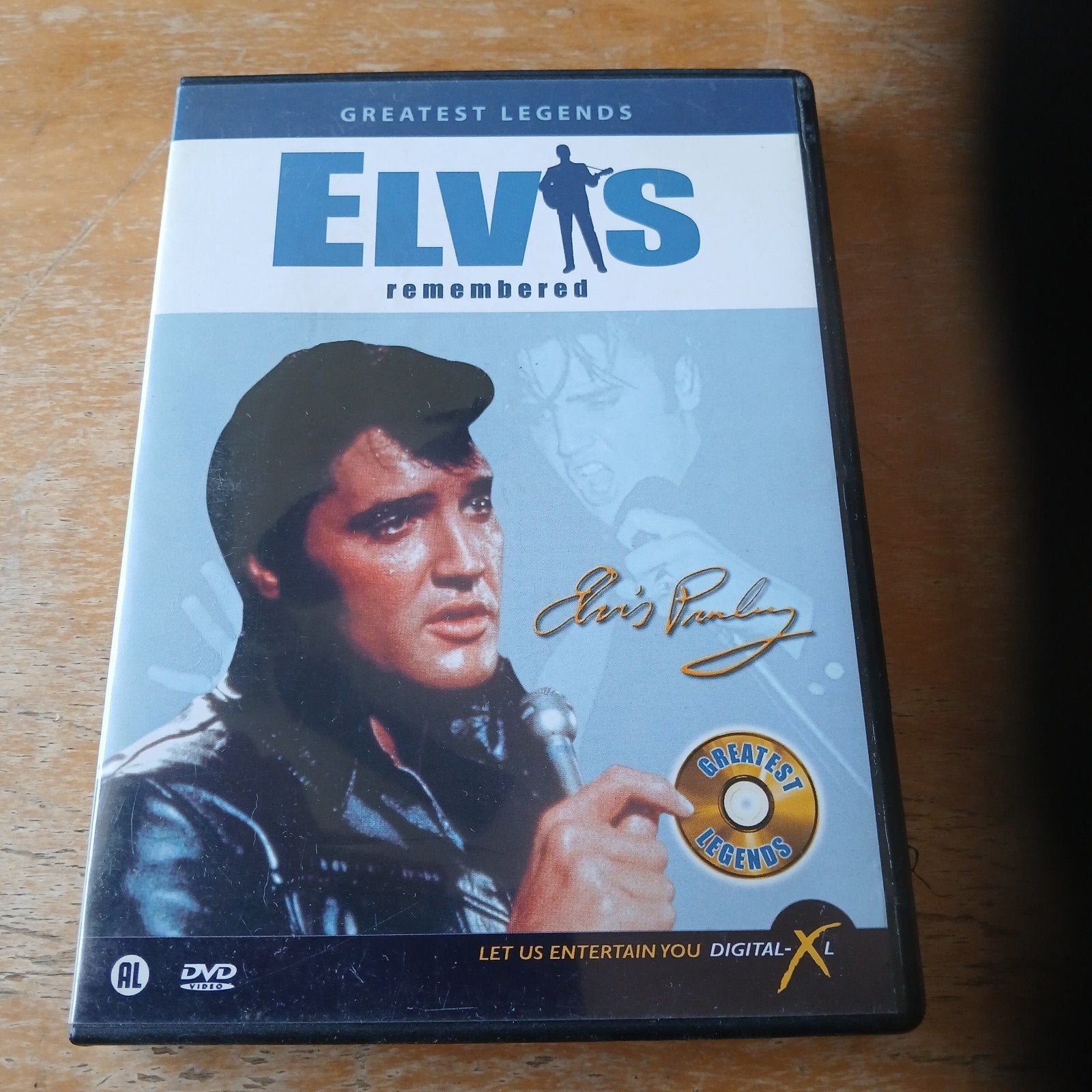 Elvis Remembered DVD - Greatest Legends Collectie, Gebruikt, Ophalen of Verzenden, Inclusief doosje, Alle leeftijden
