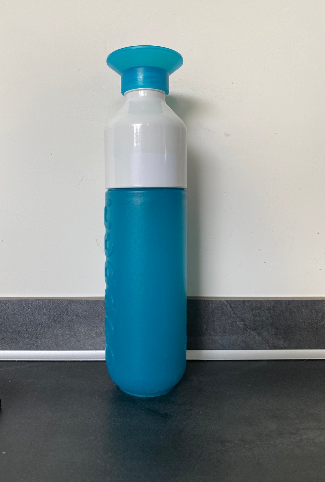 Weinig gebruikte Dopper fles, kleur tidal teal, Ophalen of Verzenden, Zo goed als nieuw