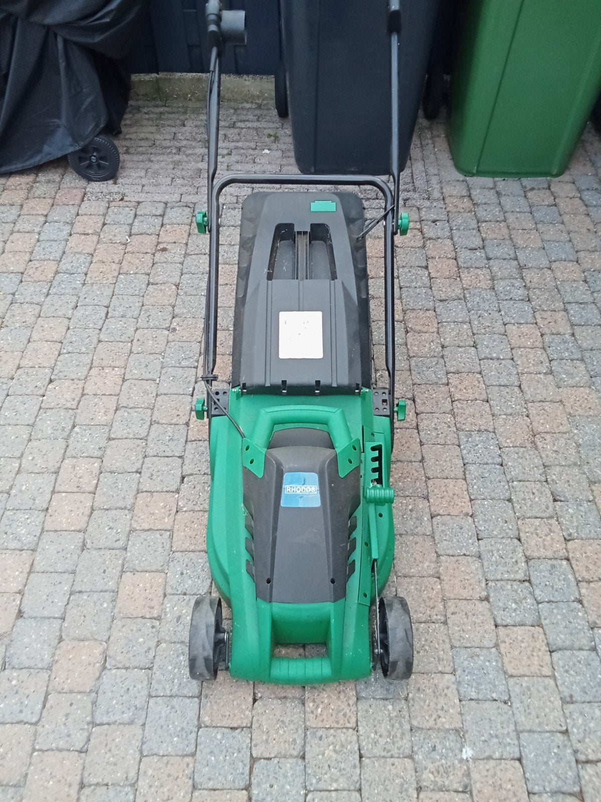 Elektrische grasmaaier met opvangbak., Tuin en Terras, Grasmaaiers, Ophalen of Verzenden, Gebruikt