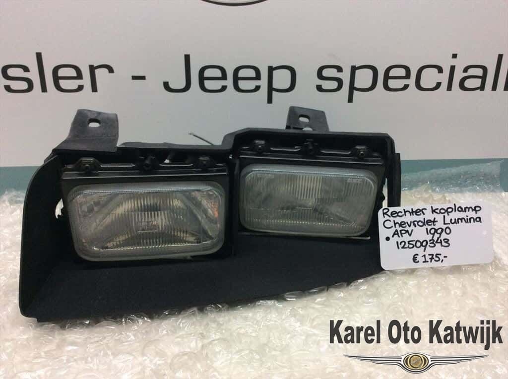 Koplamp rechts Chevrolet Lumina APV 1990, Gebruikt, -, Ophalen of Verzenden, -