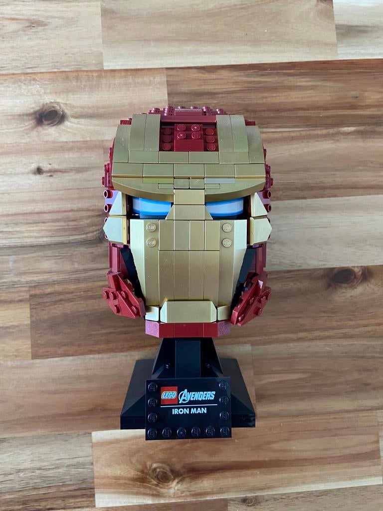 Lego Marvel 76165 Iron Man helmet, Kinderen en Baby's, Speelgoed | Duplo en Lego, Marvel, Lego, Compleet, Ophalen of Verzenden