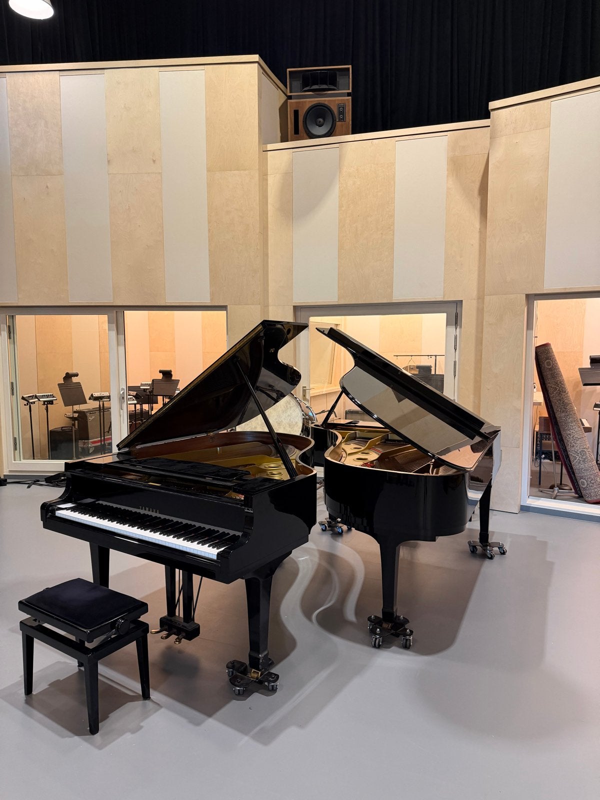 Yamaha G3 Vleugel - Zwart Hoogglans - Bouwjaar +/-  1987, Ophalen, Gebruikt, Zwart, Hoogglans
