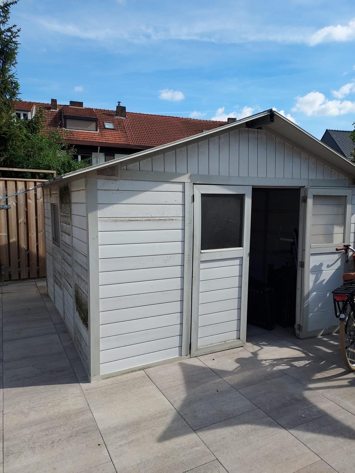 Ruime Tuinberging / Schuur - Gebruikt kunststof, Ophalen, Gebruikt, Kunststof, Overige typen