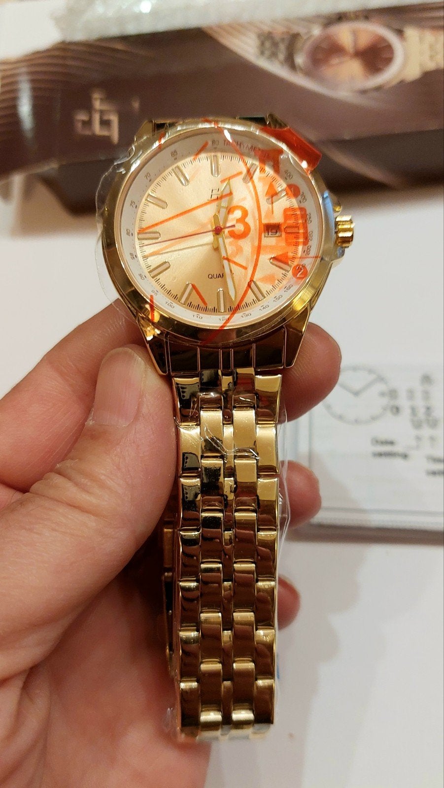 Eurotops herenhorloge NIEUW !, Ophalen of Verzenden, Nieuw, Overige merken
