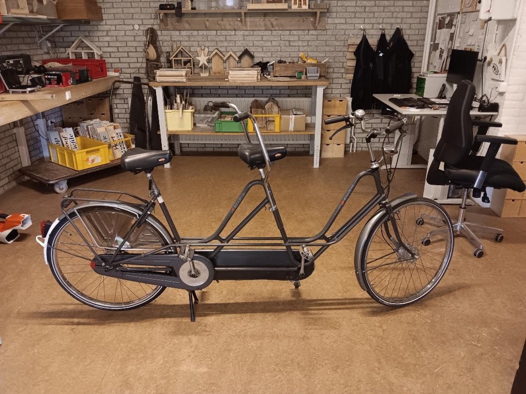 tandem fiets, Fietsen en Brommers, Fietsen | Tandems, 55 cm of meer, Ophalen, Gebruikt, Minder dan 10 versnellingen