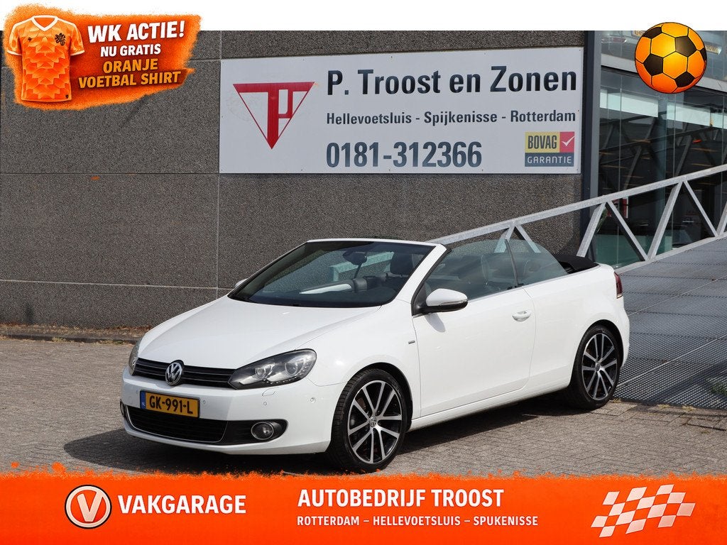 Volkswagen Golf Cabriolet 1.4 TSI Automaat! Stoelverwarming/, Auto's, Volkswagen, Bedrijf, Te koop, Golf, ABS, Airbags, Airconditioning