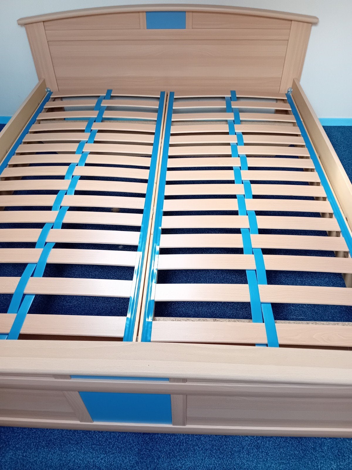 2 persoonsbed, Ophalen, 90 cm, Eenpersoons, Zo goed als nieuw