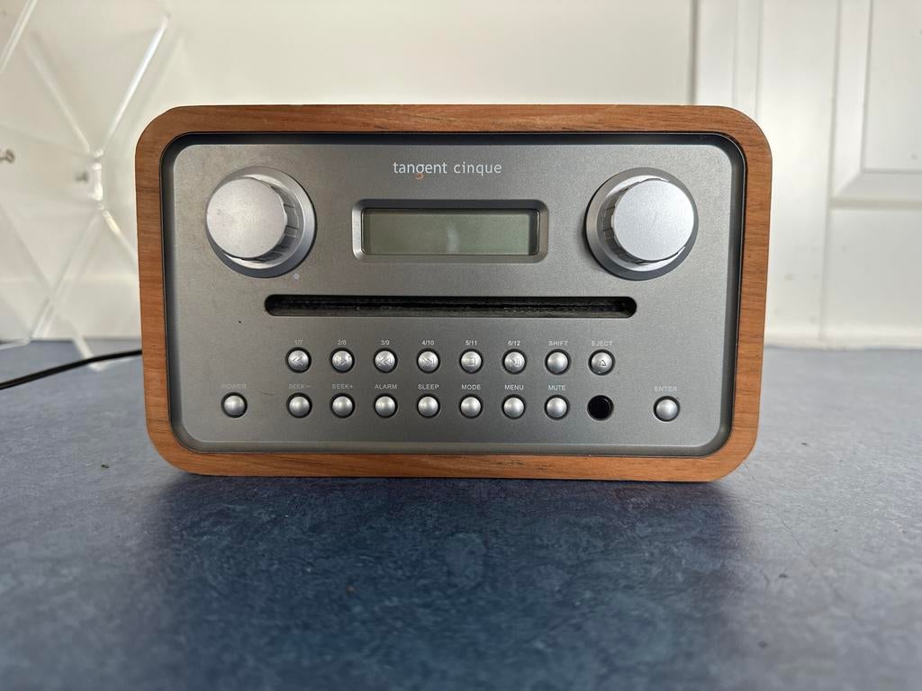 Tangent Cinque Radio met CD-speler, Ophalen of Verzenden, Gebruikt, Radio, Met cd-speler