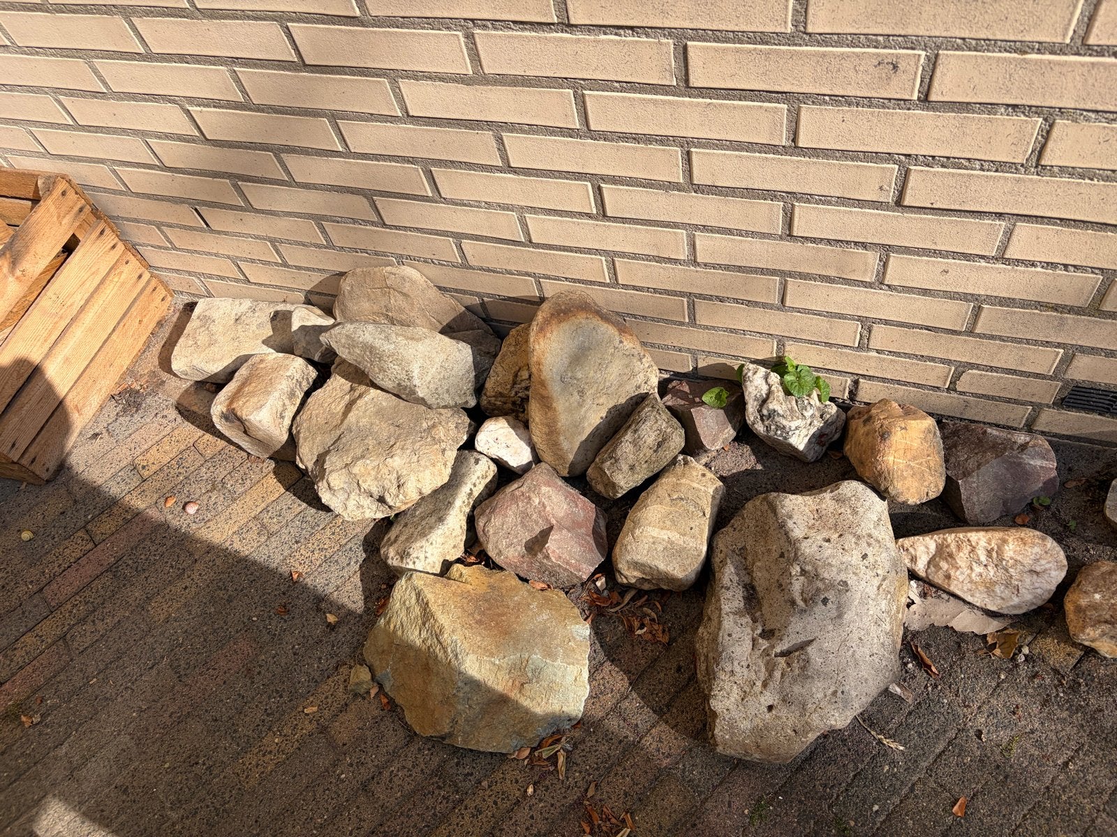 Decoratieve rotsen en keien voor tuin., Ophalen, Overige materialen, Gebruikt, Kei