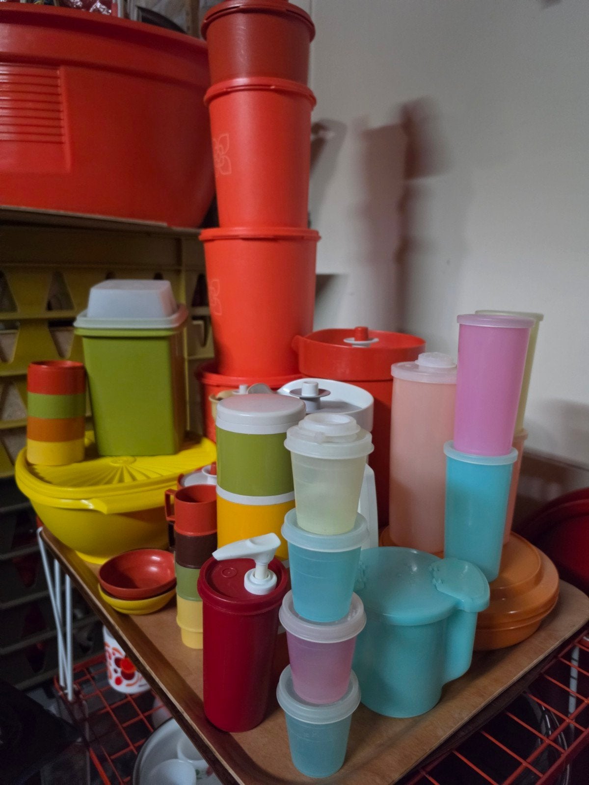 Allerlei vintage Tupperware - Grote partij in 1 koop, Gebruikt, Overige kleuren, Overige typen, Ophalen of Verzenden