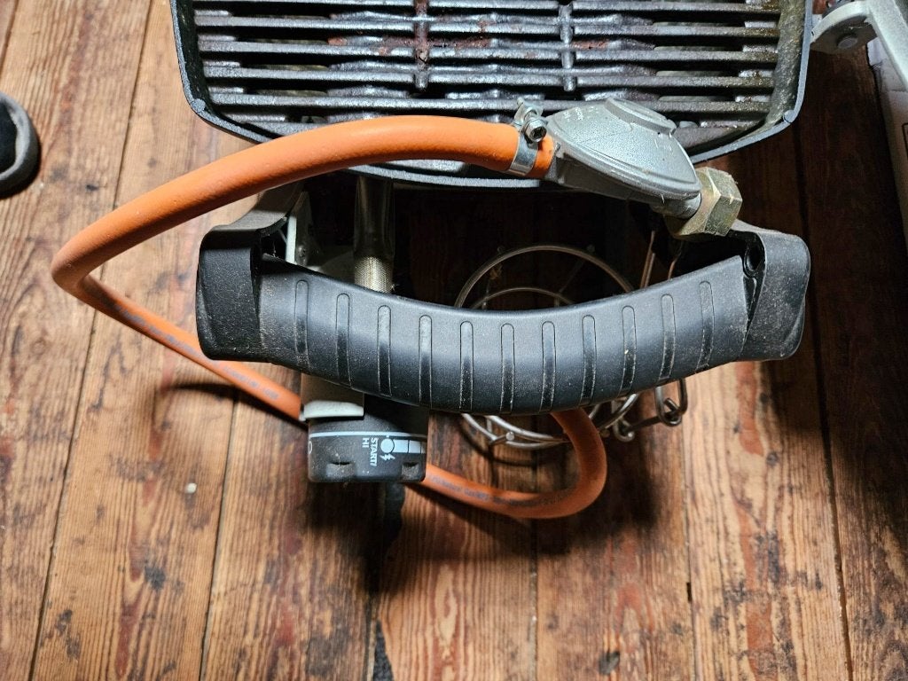 Weber gasbarbeque, Ophalen, Gebruikt, Weber