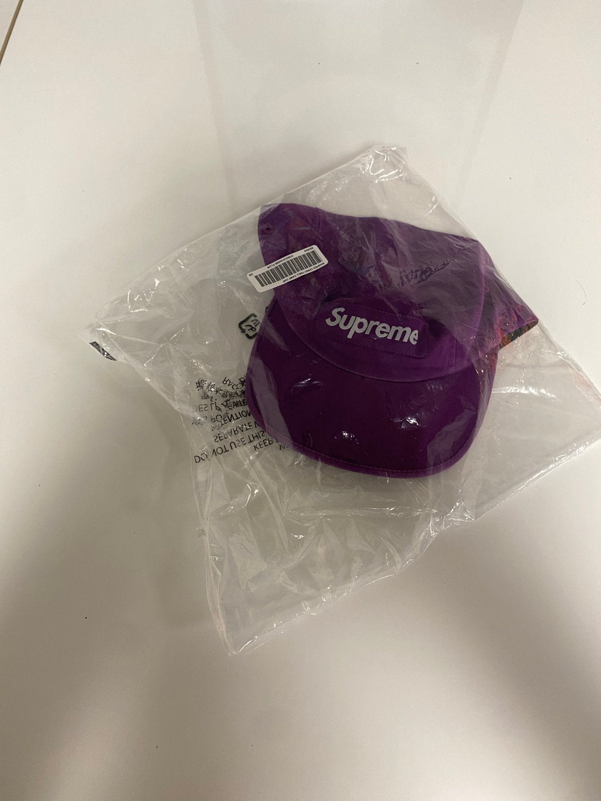 Supreme Canvas Camp Cap Paars - Zo goed als nieuw, Kleding | Heren, Hoeden en Petten, Verzenden, Zo goed als nieuw, One size fits all