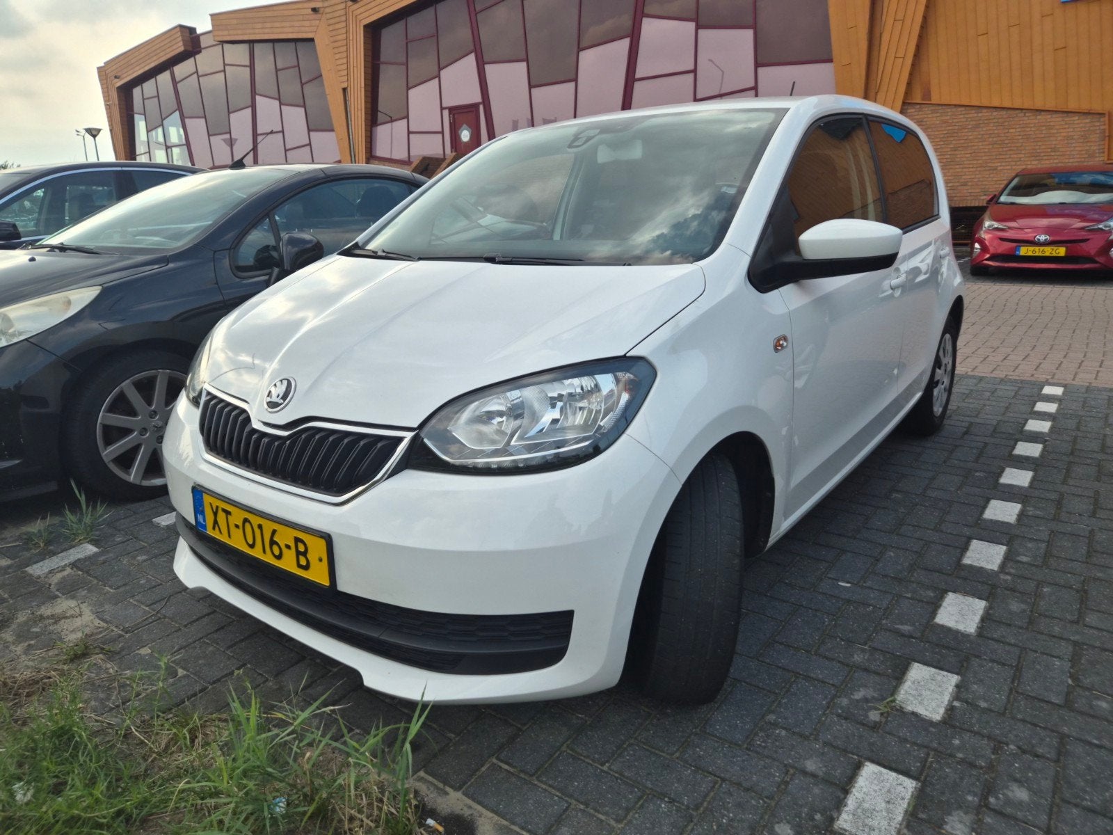 Mooie Skoda Citigo 1.0 60pk 3D 2019 143357, Auto's, Voorwielaandrijving, Euro 5, Stof, Zwart