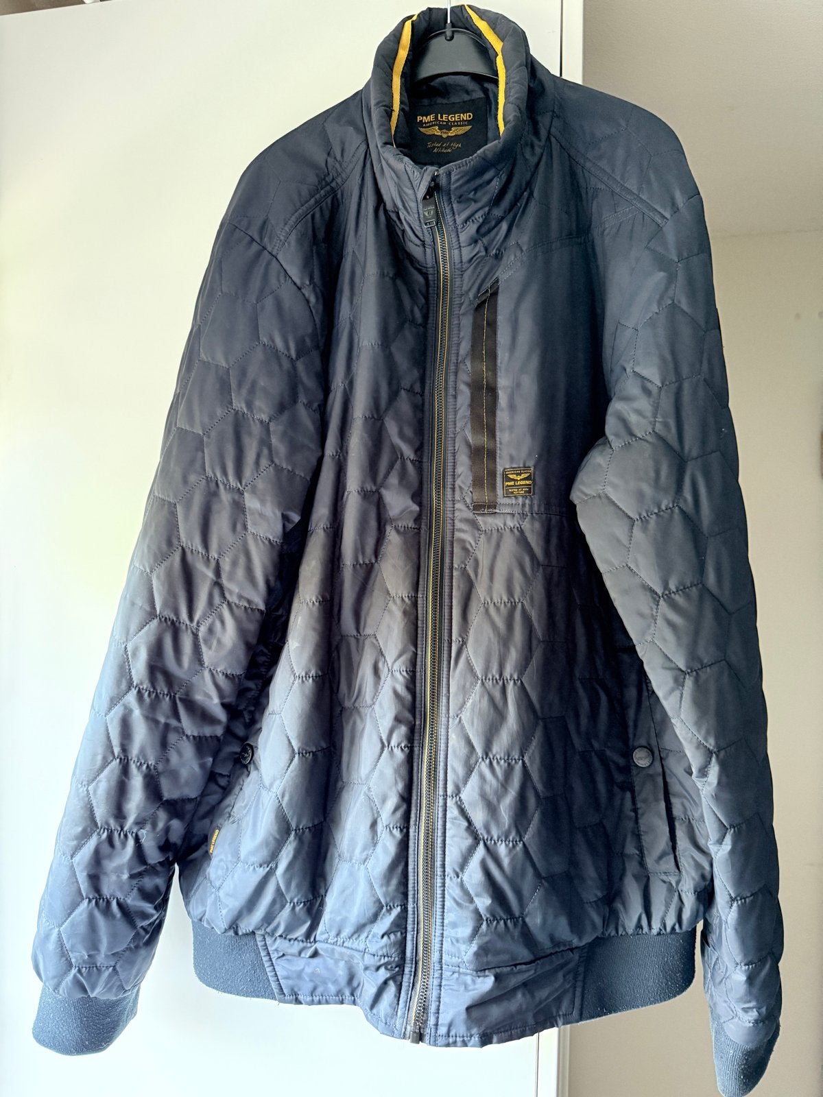 PME Legend gewatteerde jas - Maat XXL, Kleding | Heren, Jassen | Winter, Ophalen of Verzenden, Gedragen, Maat 52/54 (L), Blauw