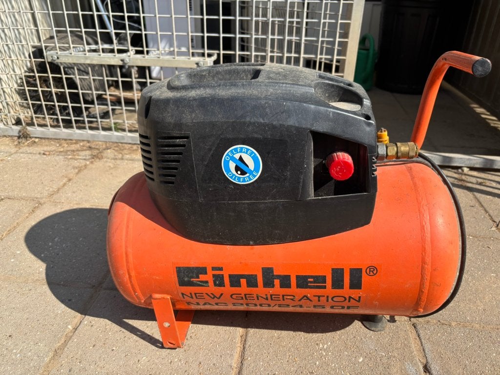 Compressor Einhell, Ophalen, Gebruikt, 6 tot 10 bar, Minder dan 200 liter/min