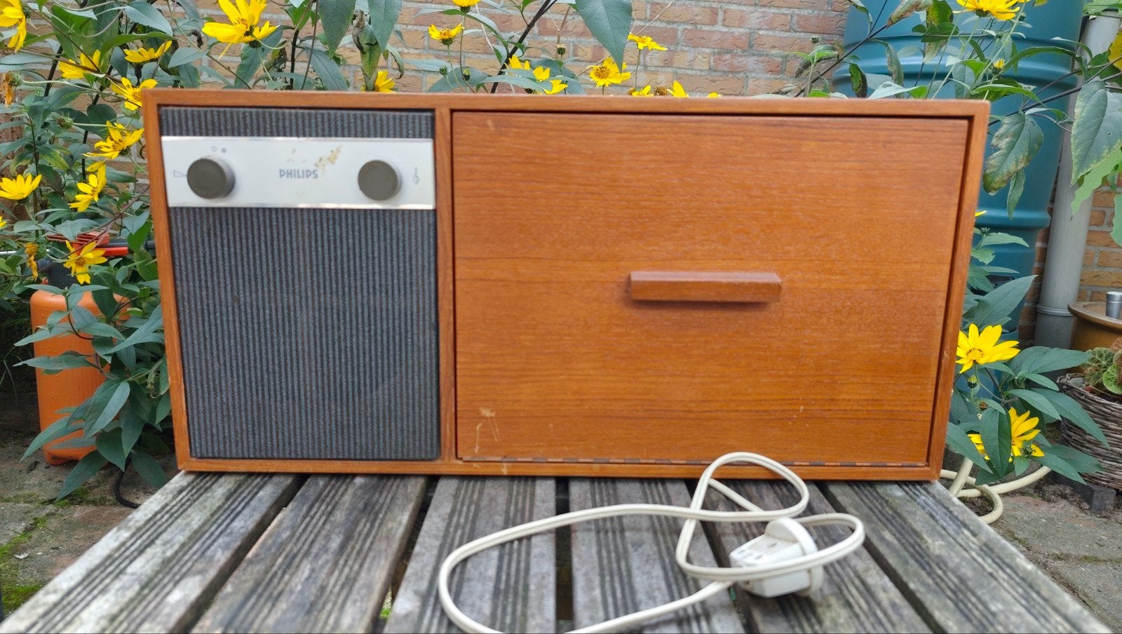 Philips AG 4231/01 Platenspeler - Werkt, rubber defect