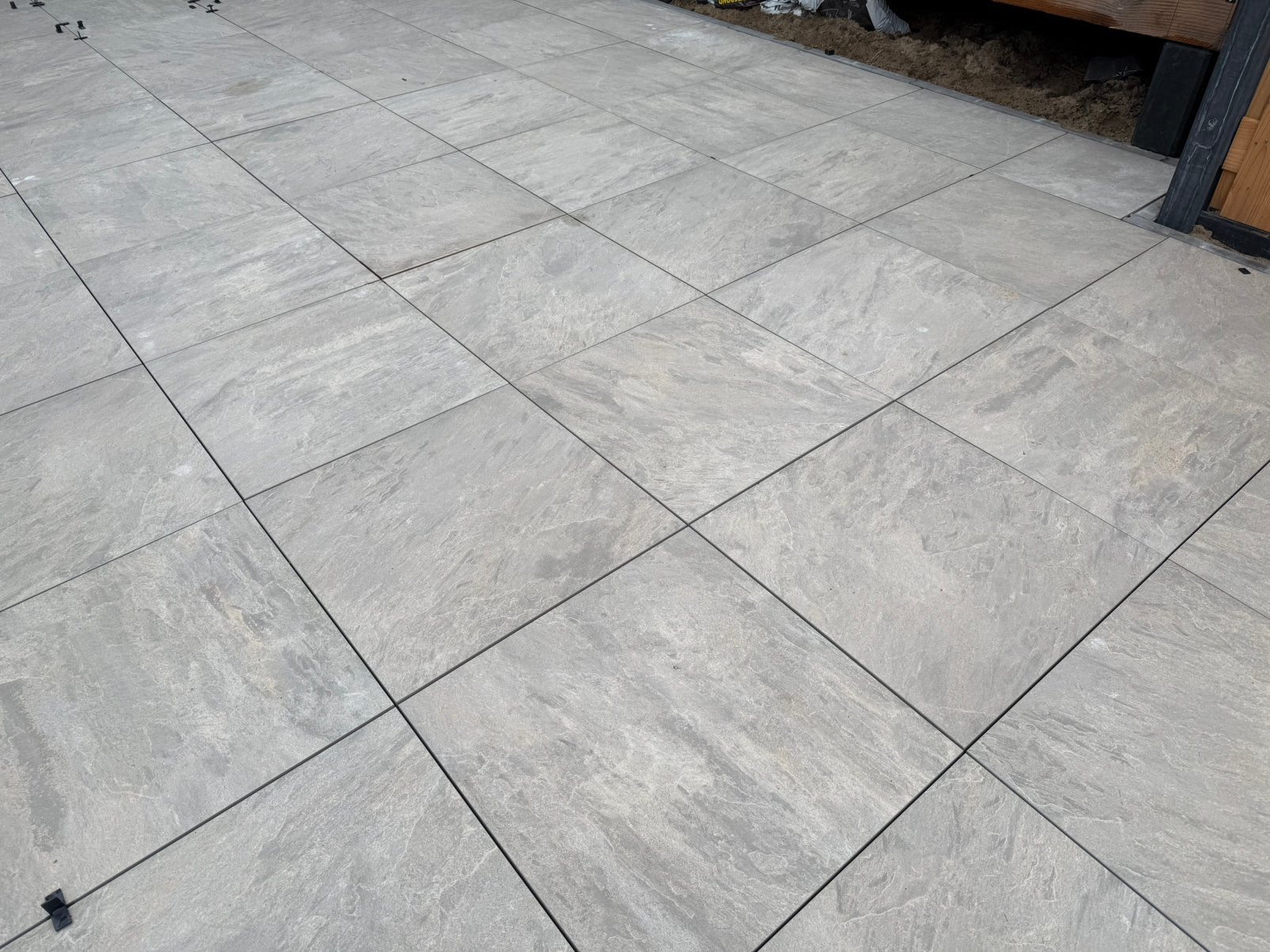 5 stuks Keramische tegels 60x60x3 cm grijs, Tuin en Terras, Ophalen, Keramiek, Nieuw, Minder dan 5 m²