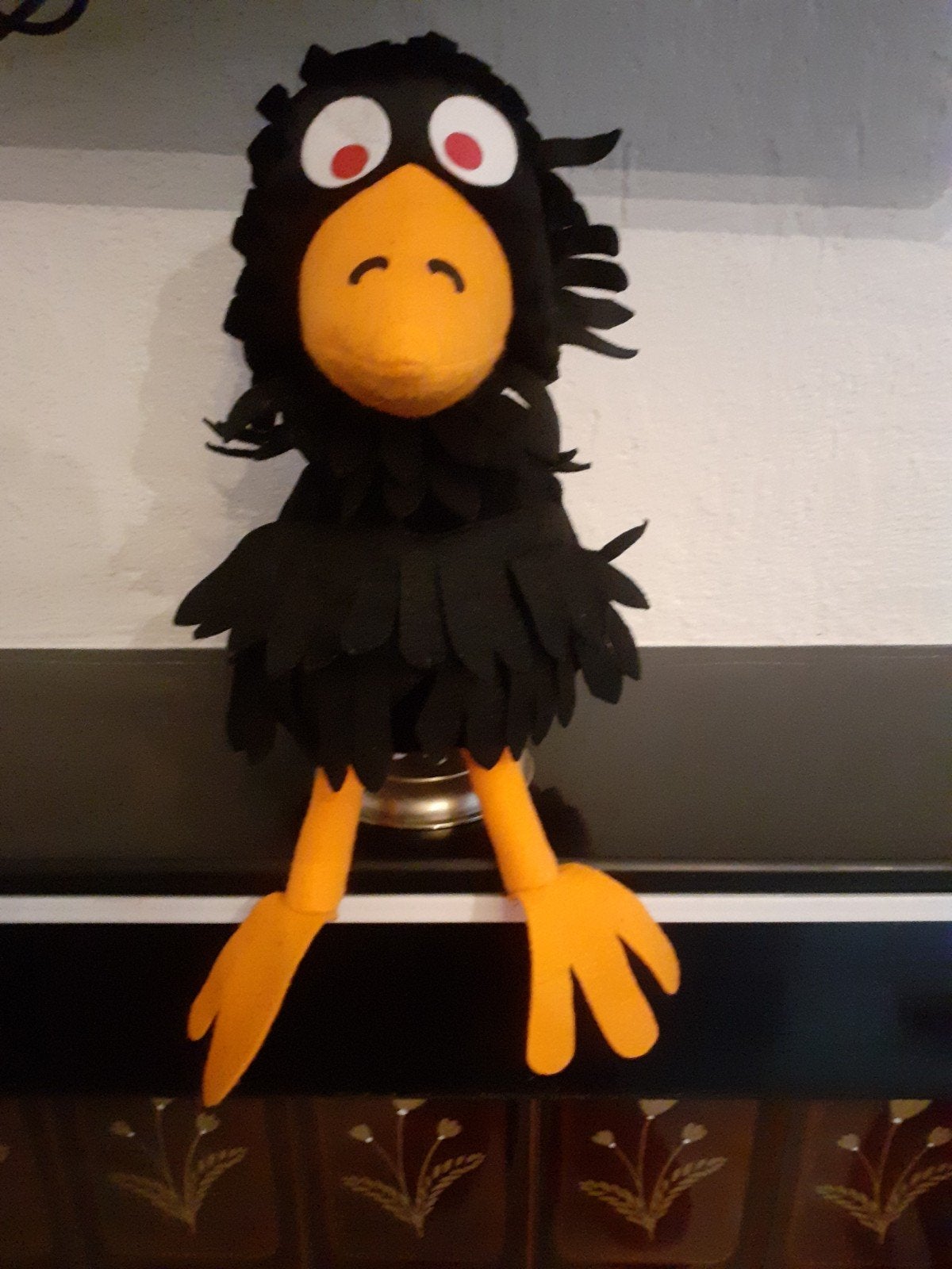 meneer de Raaf handpop, Ophalen of Verzenden, Zo goed als nieuw, Pop