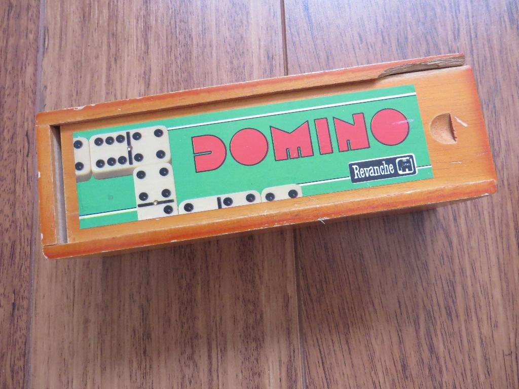 Oude domino stenen (A3), Hobby en Vrije tijd, Ophalen of Verzenden, Gebruikt, Jumbo