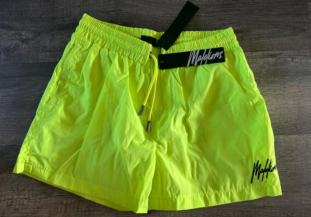 Malelions heren zwembroek neon geel, maat XL, Ophalen of Verzenden, Maat 56/58 (XL), Geel