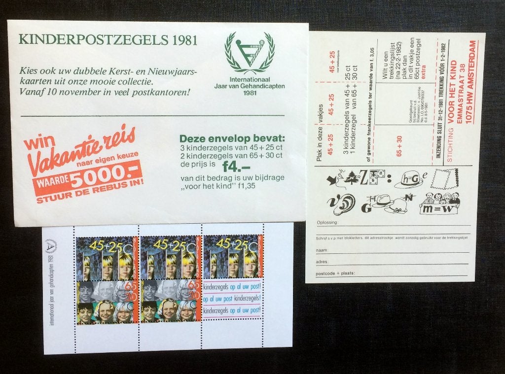 Kinderpostzegels 1981, Postzegels en Munten, Postzegels | Nederland, Ophalen of Verzenden, Na 1940, Postfris