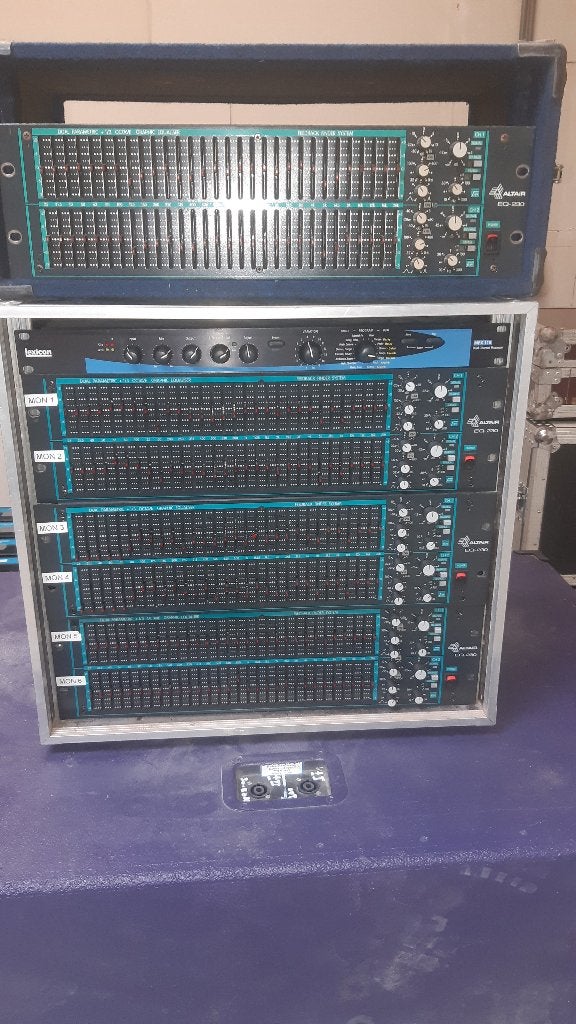 4x Altair EQ230 Dual 30-Band Grafische Equalizer Nette staat, Ophalen of Verzenden, Gebruikt, Equalizer