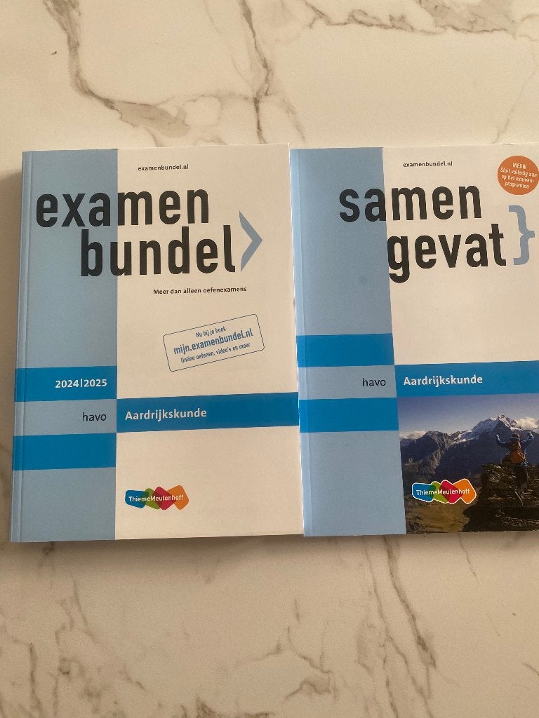 Examenbundel aardrijkskunde, Ophalen, Nieuw, HAVO, Aardrijkskunde