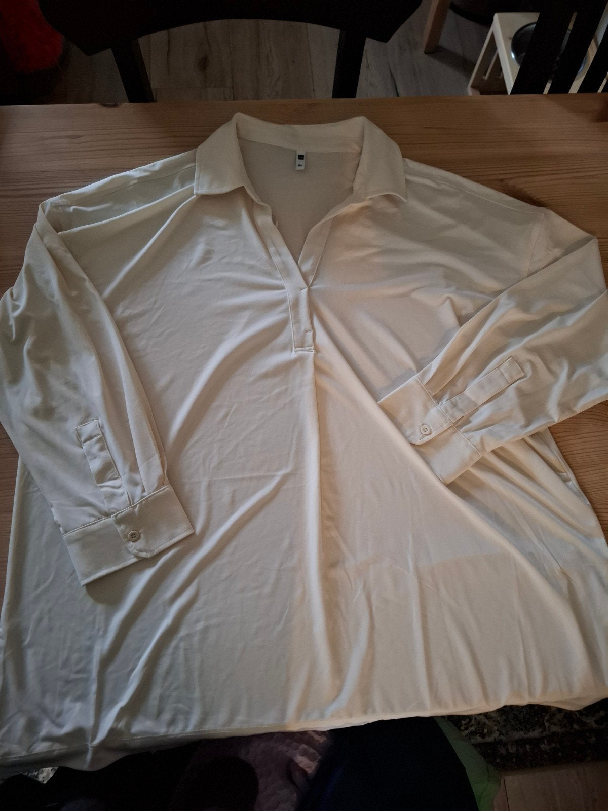 Leuke top. Gebroken wit.Hema XL, Kleding | Dames, Ophalen of Verzenden, Zo goed als nieuw, Wit, Shirt of Top