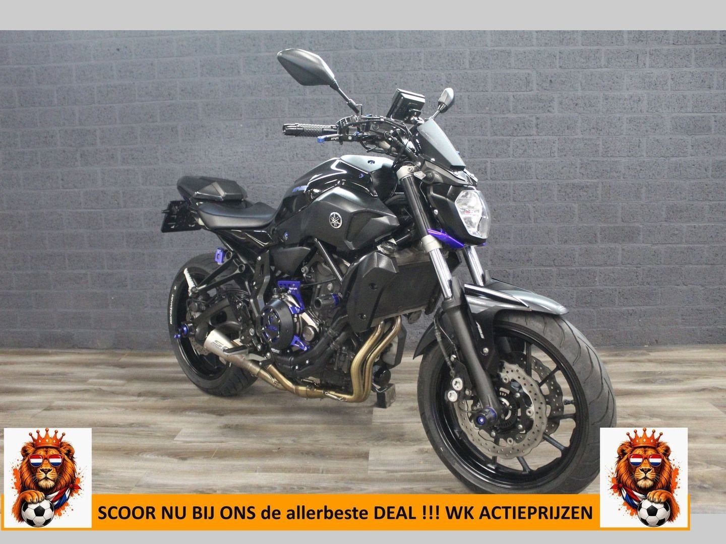 YAMAHA MT 07 ABS (bj 2017) 35,444 km SC-Project 35KW A2 mog., 2 cilinders, Bedrijf, Onbekend, YAMAHA