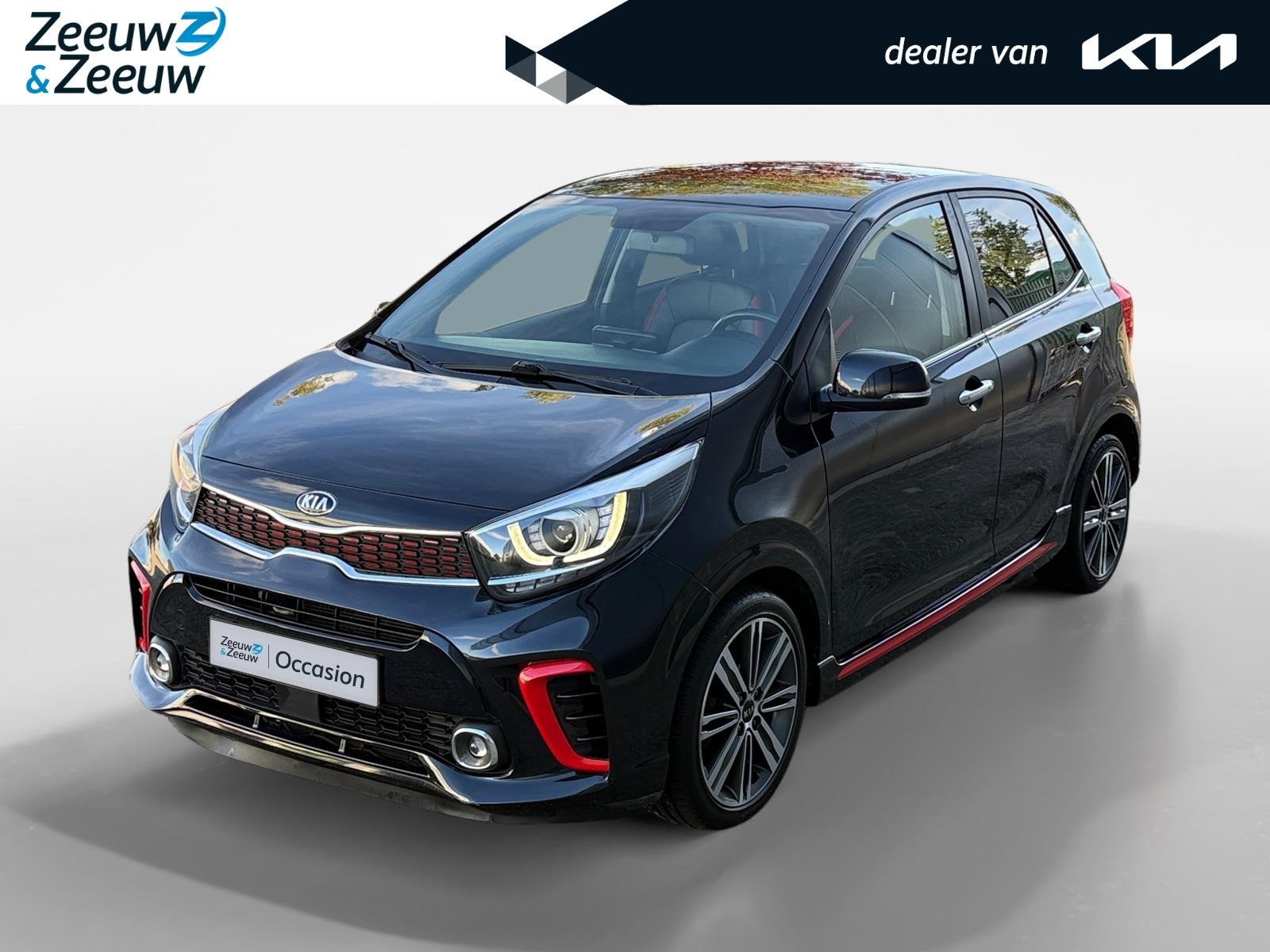 Kia Picanto 1.0 T-GDI GT-Line | 100PK! | Camera | Navi | App, Auto's, Voorwielaandrijving, 12 maanden, 101 pk, Gebruikt