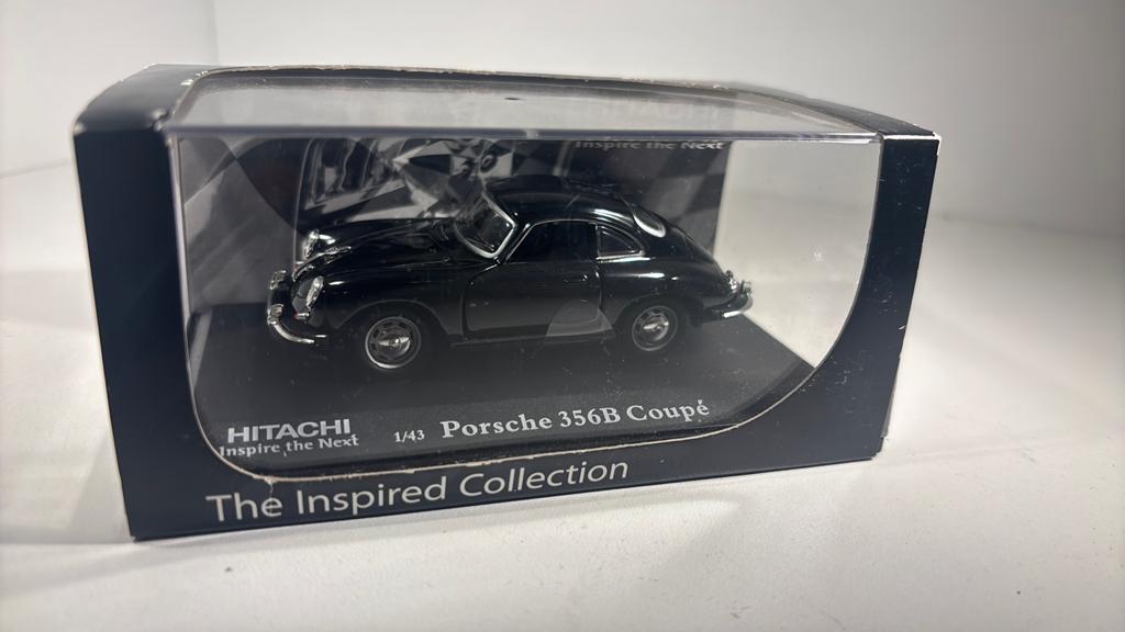 Porsche 356 b coupe hitachi 1.43, Hobby en Vrije tijd, Modelauto's | 1:43, Zo goed als nieuw, Auto, Overige merken, Ophalen of Verzenden
