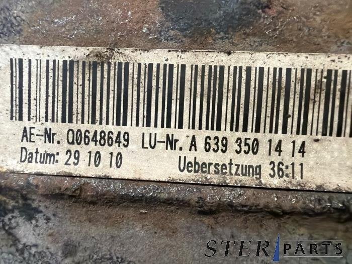 Differentieel achter van een Mercedes Vito, Gebruikt, -, Ophalen of Verzenden, -