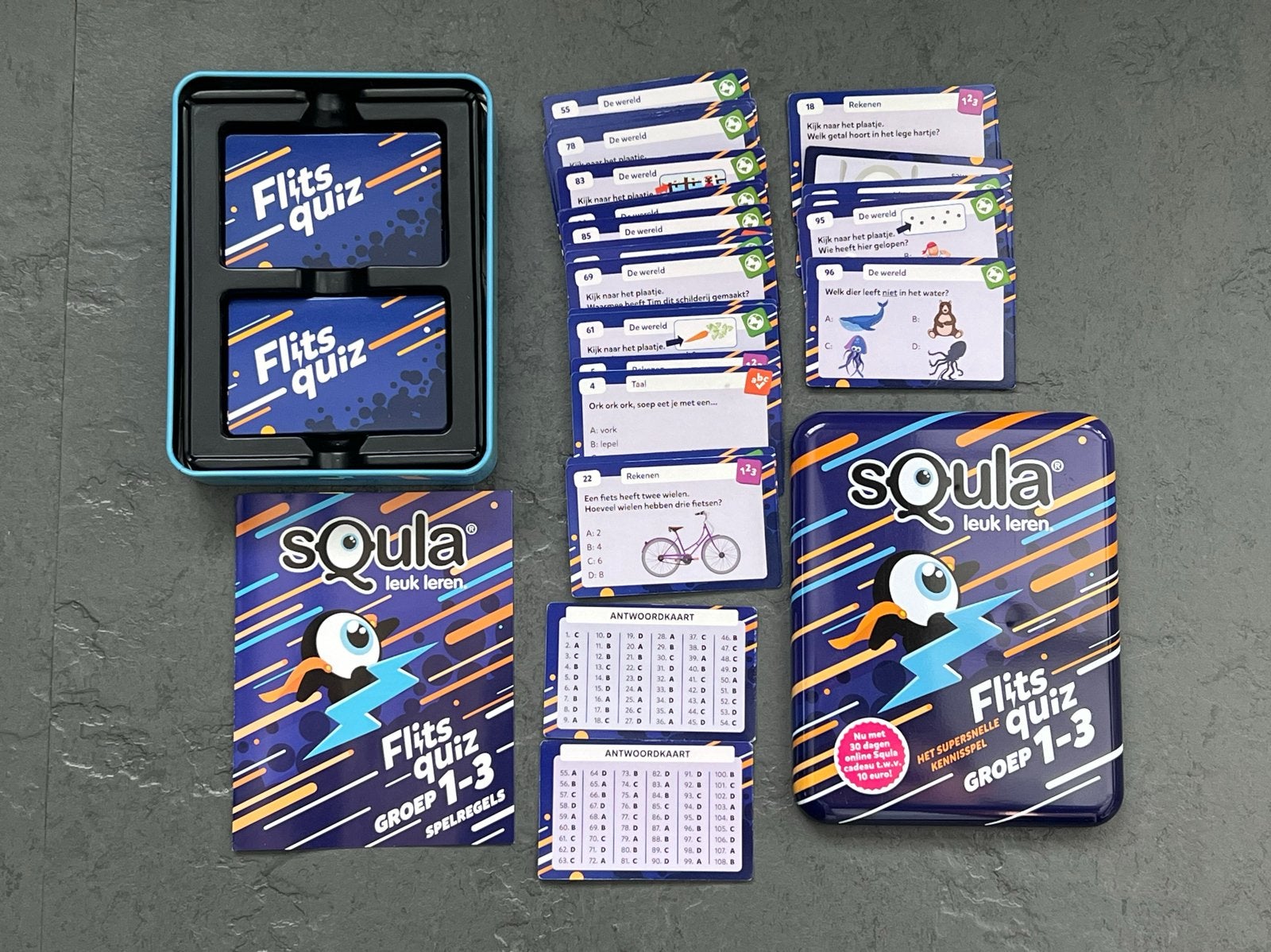 Squla Flits Quiz Groep 1-3, Ophalen of Verzenden, Zo goed als nieuw