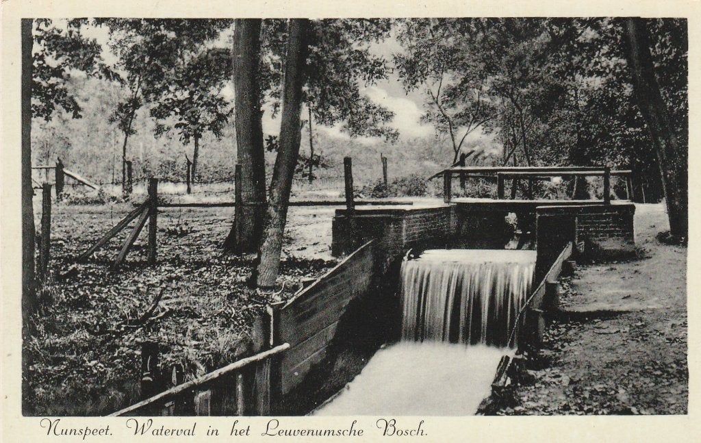nunspeet- waterval, Ophalen of Verzenden, 1940 tot 1960, Gelderland