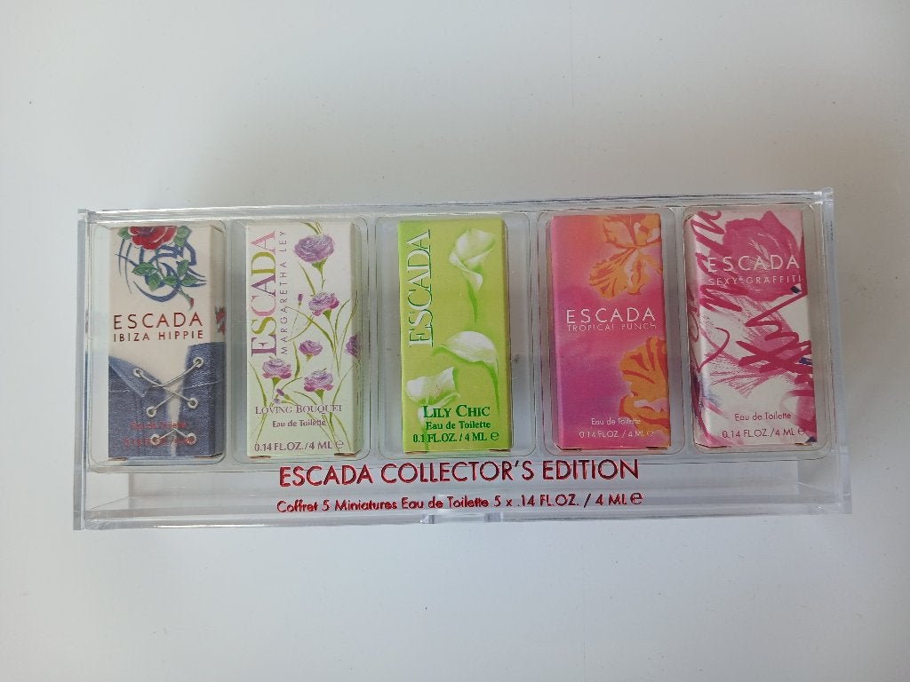 coffret Escada " Collecters Edition " met 5 miniaturen, Verzenden, Nieuw, Miniatuur, Gevuld