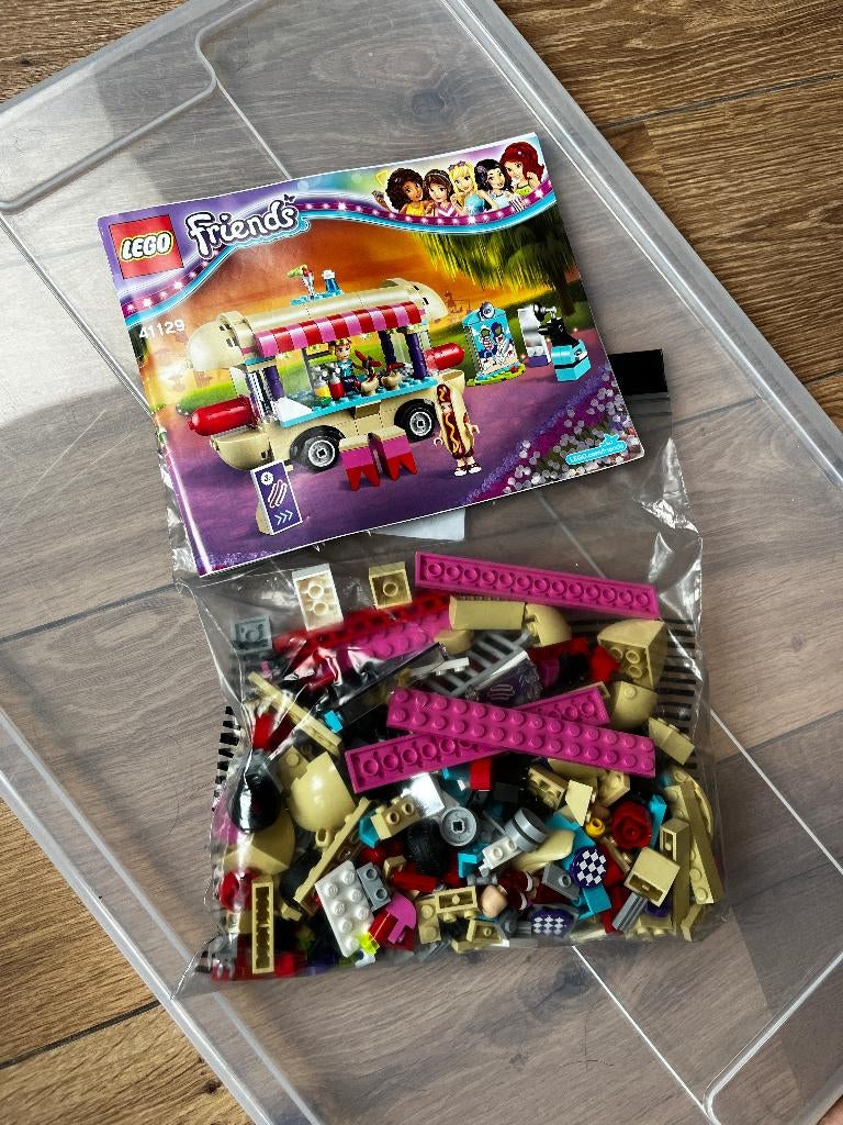 [41129] LEGO Friends Pretpark Hotdog-wagen, Compleet, Gebruikt, Lego, Friends