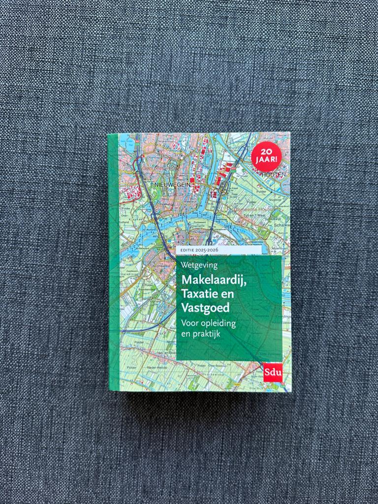 Wetgeving Makelaardij, Taxatie en Vastgoed 2023-2026 nieuw, Boeken, Ophalen of Verzenden, Gamma, Zo goed als nieuw, HBO