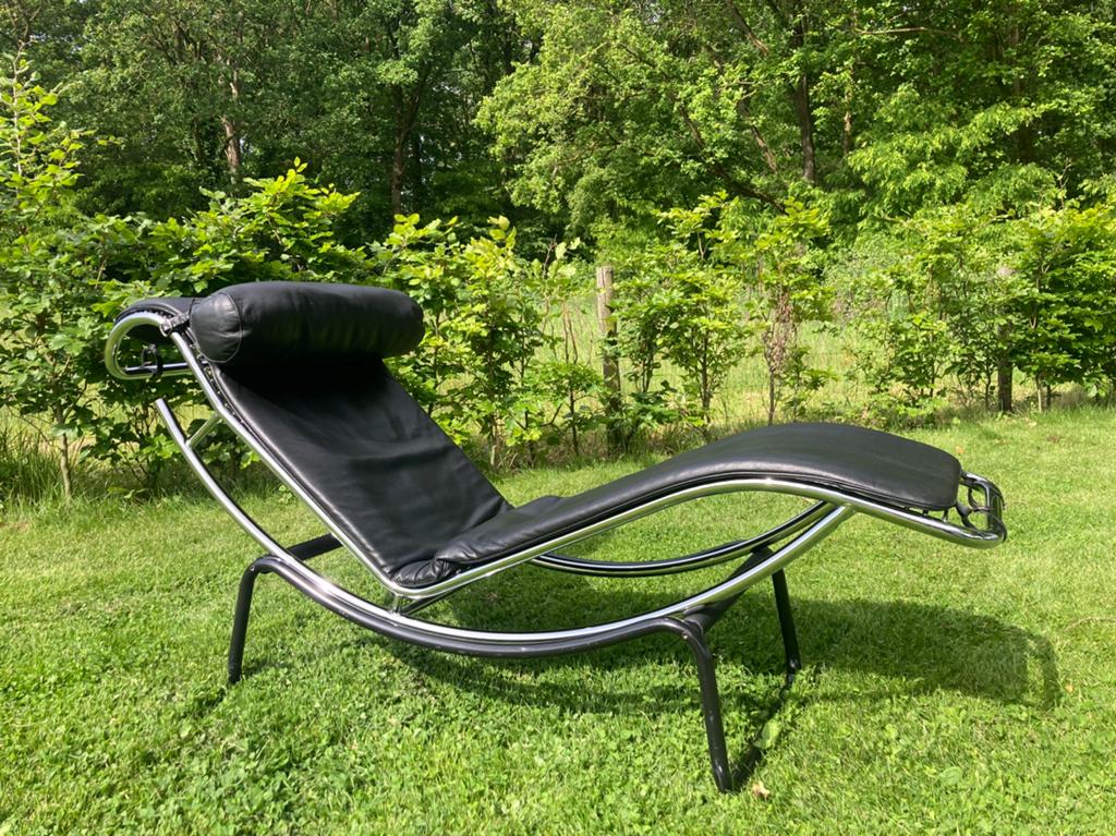 Replica LC4 Le Corbusier chaise longue, Ophalen, Eenpersoons, Zo goed als nieuw, Minder dan 150 cm