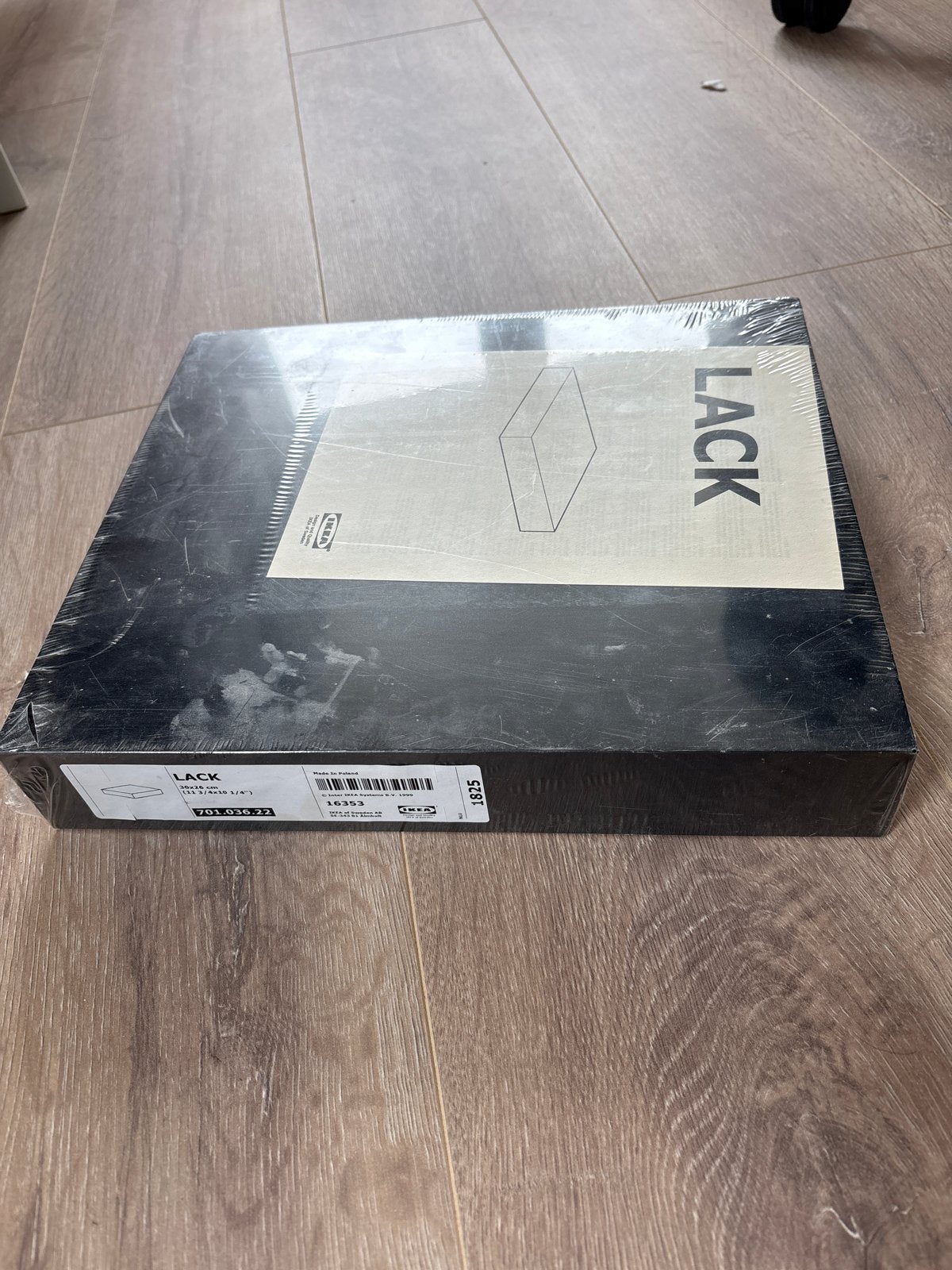 Nieuwe IKEA LACK wandplank 30x26 cm, zwart, Huis en Inrichting, Woonaccessoires | Wandplanken en Boekenplanken, Ophalen of Verzenden