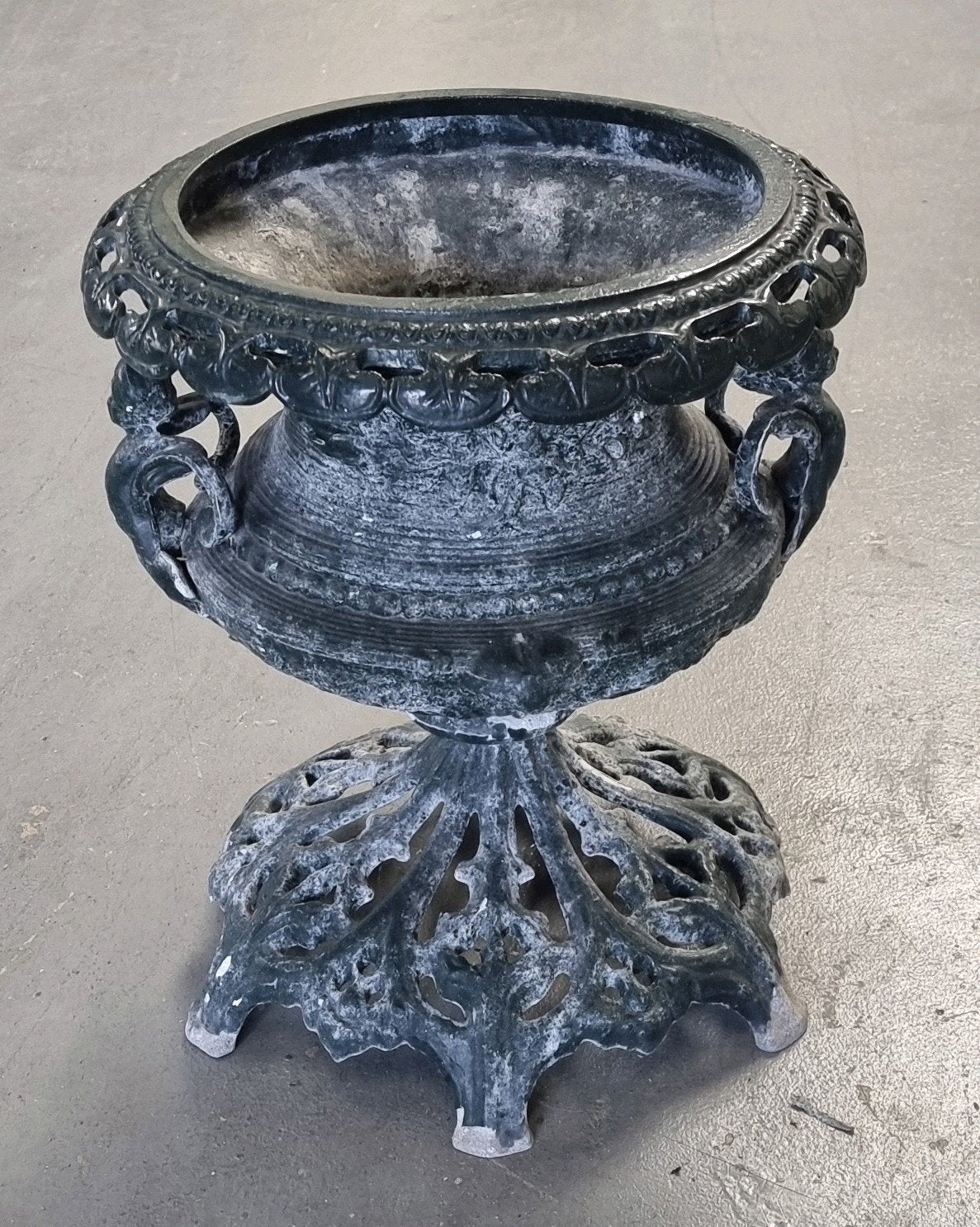Aluminium tuinvaas 48cm, Tuin en Terras, Tuinvazen, Ophalen, Gebruikt