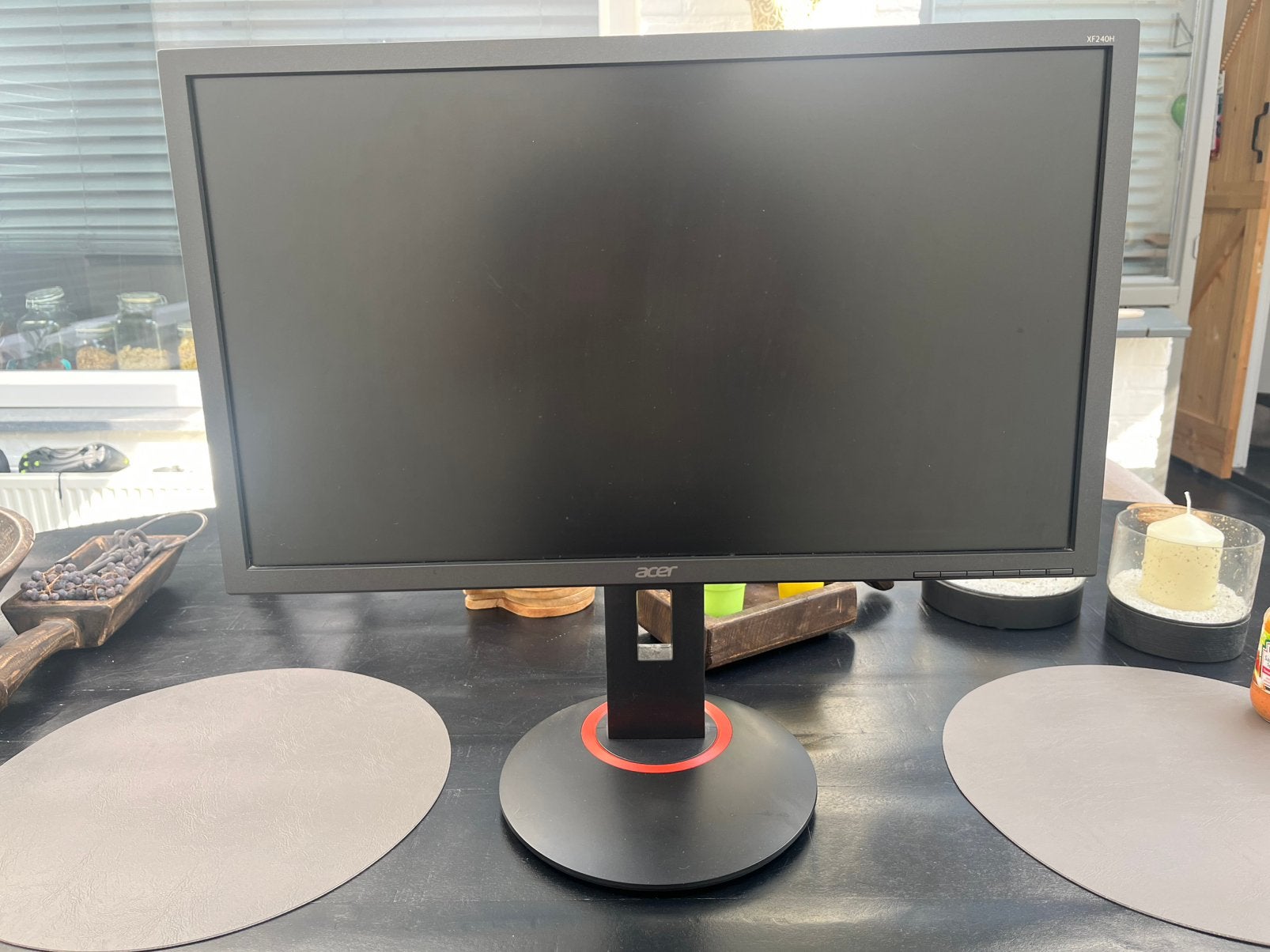 Acer XF240H 24” Gaming Monitor – 144Hz / 1ms / Full HD, 101 t/m 150 Hz, Full HD, Minder dan 1 ms, Zo goed als nieuw