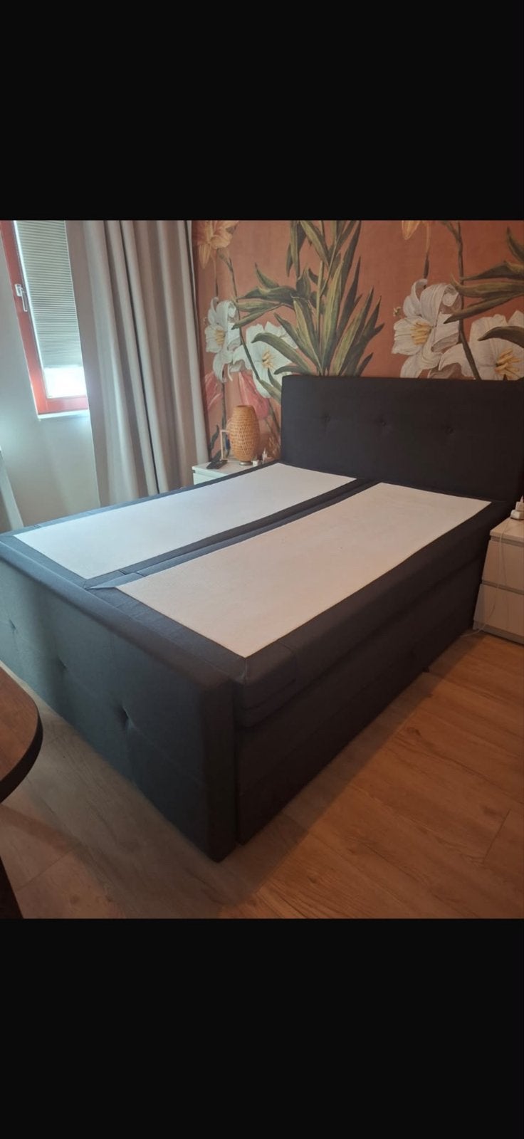 Tweepersoonsbed met opbergruimte - Zo goed als nieuw, Tweepersoons, Ophalen of Verzenden, Zo goed als nieuw, 200 cm