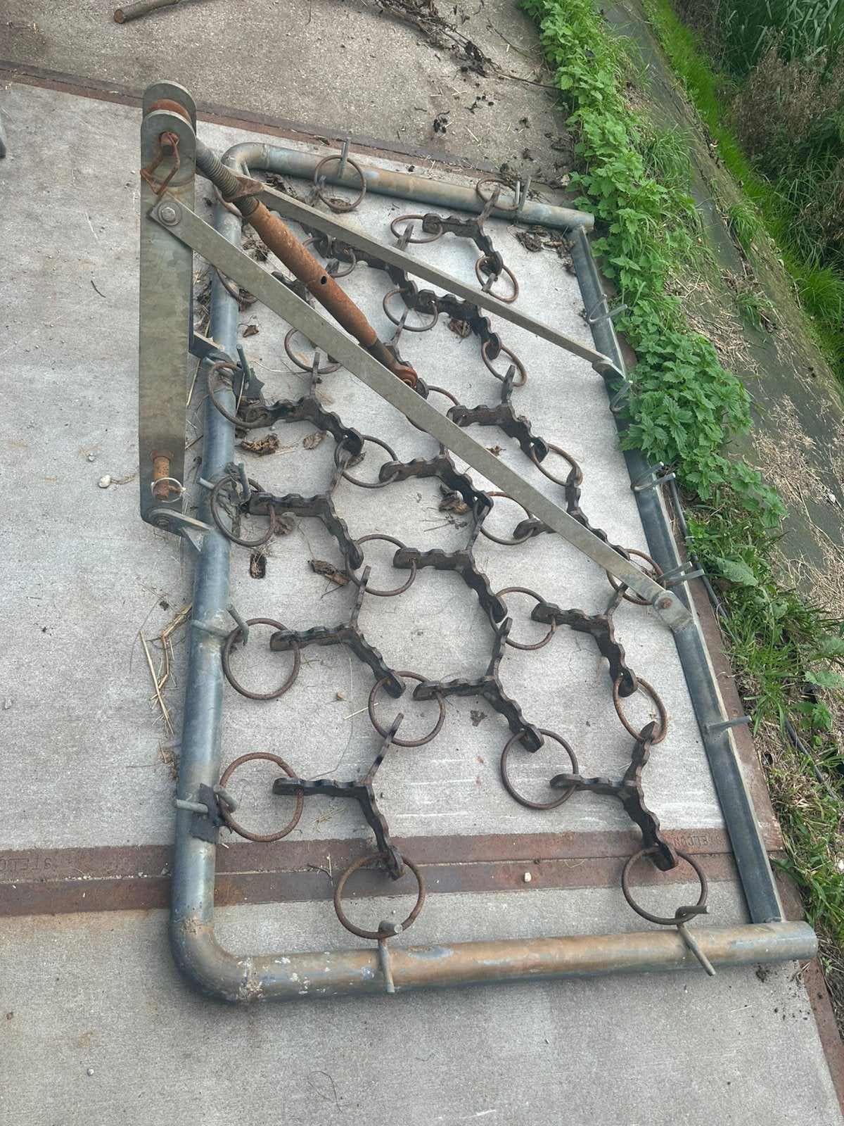 Rijbak weidesleep 2 meter breed